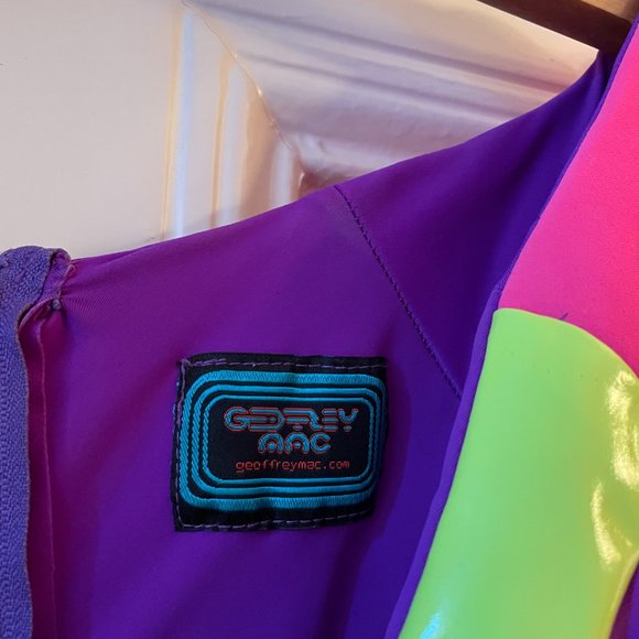 Geoffrey Mac Custom Leotard with Spiked Shoulders - Picture 2 of 5